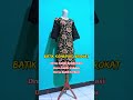 Dress batik kombinasi Batik kombinasi brokat @SyifanauraChannel #batikkombinasi #dressbatik