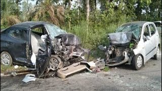 Car accident on Road Delhi | Car Accident Video ! Accident😭😭
