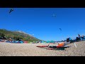 windsurfing and kitesurfing in viganj croatia kroatien horvátország chorvátsko 4k