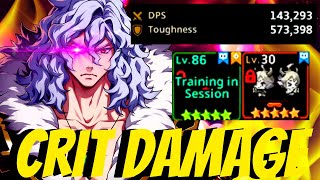 143K DPS CRIT CLAUDE TEST?! CRIT IS NOT IDEAL BUILD FOR CLAUDE? - GUARDIAN TALES