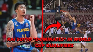NBL ADELAIDE 36ERS KAI SOTTO DOMINATES FOR GILAS PHILIPPINES IN WORLD CUP QUALIFIERS!