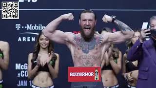 Conor McGregor VS Donald Cowboy Cerrone Weigh In Face off UFC 246