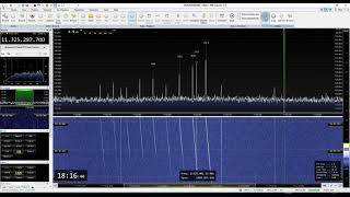 IK8XLD - Starlink satellite beacon with QO-100 120cm prime focus Dish