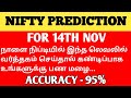 NIFTY PREDICTION FOR TOMORROW 14/11/24 | #niftyprediction | #nifty | TAMIL STOCK ANALYSER