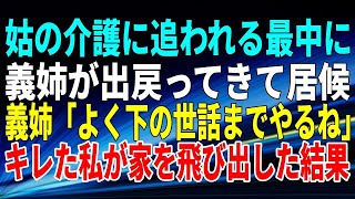 【スカッとする話】姑の介護に追われる最中に、義姉が出戻ってきて居候。義姉「よく下の世話までやるね」キレた私が家を飛び出した結果【修羅場・朗読】