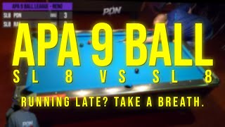 PDN v Raf | 9 Ball Showdown | SL 8 Duel | APA League Night + Commentary