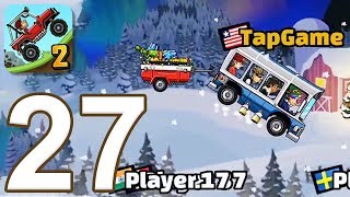 Hill Climb Racing 2 - Gameplay Walkthrough Part 27 - New Christmas Update (iOS, Android)