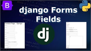 Django Forms Fields | Django Tutorial