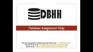 Database Assignment Help