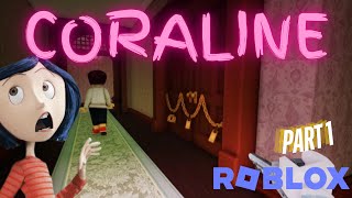 😵‍💫 🪡 Surviving the Other World: Exploring the Pink Palace Maze in Roblox Coraline | Find the keys