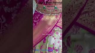 Latest fancy pattu half sarees collections //new silk pattu lehanga designs//pattu half sarees