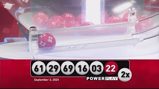Powerball: September 3, 2025