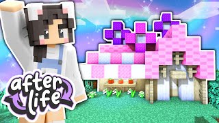 💜Building A Shop! Minecraft Afterlife SMP Ep.2