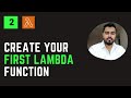 Create Lambda function using Dashboard #aws #awslambda