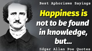 Inspiring Edgar Allan Poe Quotes on Love, Death and Madness| Wise words