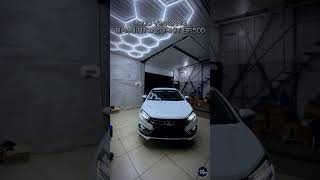 Lada Vesta NG установка светодиодных птф. Установка туманок в весту ng