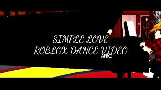 SIMPLE LOVE - Obito x Seachains x Davis x Lena (ROBLOX DANCE VIDEO)