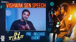 Vishwak Sen Speech At DJ Tillu Pre-Release Event | Siddhu, Neha Shetty | Vimal Krishna |Naga Vamsi S