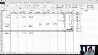 Module 7, Video 4 - Inventory - FIFO, LIFO, Weighted Average - Problem 7-2A concluded