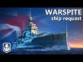 Warspite Is Old But Still One Of My Favourite Battleships In World of Warships (Ship Request)