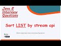 java 8 interview question | sort employee list using stream api function | must watch | okay java