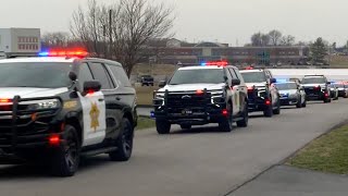 Procession in Ozark, Mo., honors 2 fallen Christian County deputies