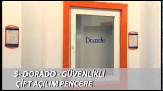 Winsa - Güvenlikli \u0026 Çocuk Kilitli Çift Açılım Pencere (Dorado)