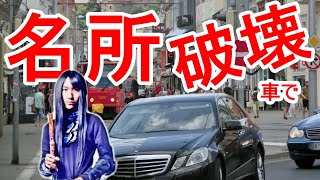 名所が車で轢いて破壊されるという場所に行ってみる日本楽器奏者