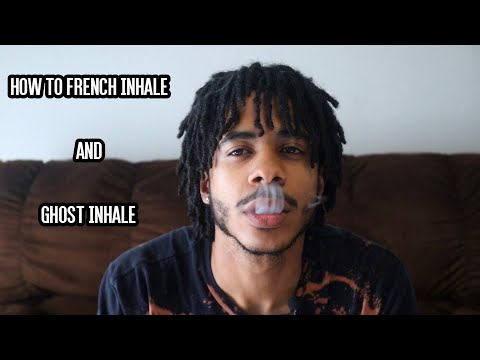 How To French Inhale And Ghost Inhale 😮‍💨 MIC'D UP | Smoke Tricks For ...