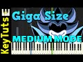 Giga Size [Deltarune: Chapter 2] by Toby Fox - Medium Mode [Piano Tutorial] (Synthesia)