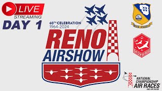 🔴Reno Airshow \u0026 60th Celebration | Day 1 🇺🇸🛩🏁😎