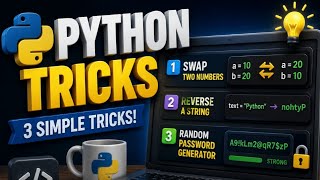 🚀 3 Python Tricks You Didn’t Know! Swap, Reverse & Generate Passwords FAST! 🐍 #python #coding #ai