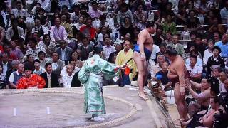 Kisenosato vs Kakuryu (Day11 Kugatsu-Basho 2009 Sep)