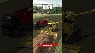 POOR vs RICH #shorts #fs25 #farmingsimulator25