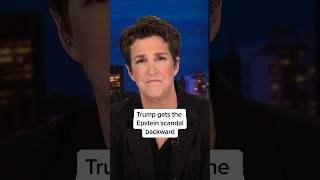 Trump gets the Epstein scandal backward