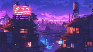 Lofi Hip Hop Beats 🏮 1980s \u0026 90s Nostalgic Vibes \u0026 Retro Japanese Town Ambience 🌆 Lofi Rain Playlist