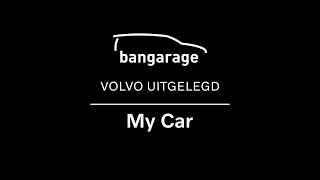 My Car instellingen | Volvo Sensus Infotainment