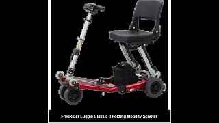 FreeRider Luggie Classic II Folding Mobility Scooter