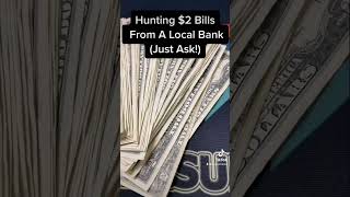 Buying $2 Bills From The Bank?! #shorts