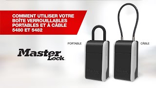 Operating the Master Lock 5480 \u0026 5482 lock Boxes (French Canadian)