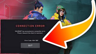 How to Fix Valorant Van Connection Error Code 1067 in Windows 10/11 | Error Code: Van1067