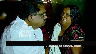 Congress leader V. M. Sudheeran visit Kripesh's home