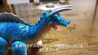 帰ってきたウルトラマンソフビ電動化計画　キングザウルス三世／Soft vinyl monster doll electrification project　\