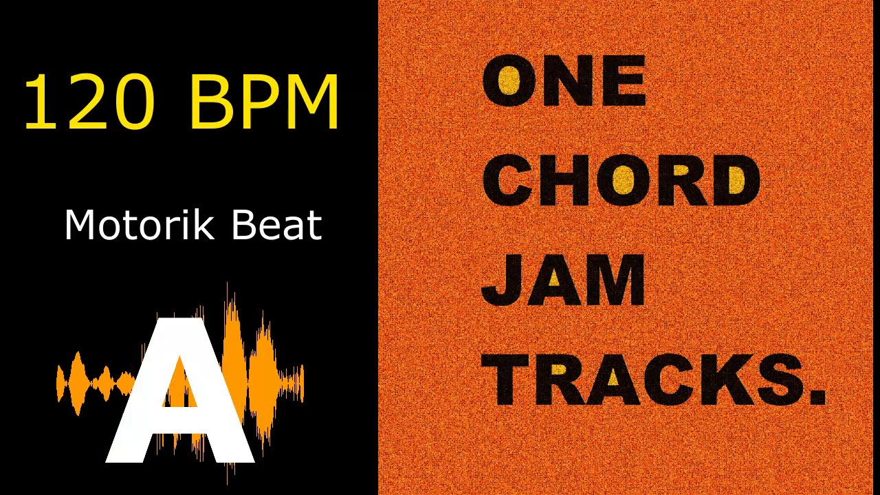 One Chord Backing Jam Track: A : Motorik Beat : 120 BPM - YouTube