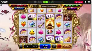 Started at .50 today and got up to $107. The Last Empress on Chumba Casino