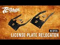 TC Bros. License Plate Relocation for Harley Davidson 2018-up M8 Softail Street Bob, Slim, & Fat Bob