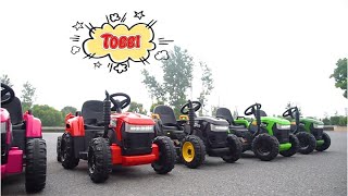 Ride On Tractors Power wheels 12V for Kids| TOBBI