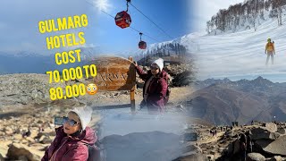 #gulmarg hotels cost 70 to 80 thousand| #gulmarg #gondola  ride tickets fees|| & gondola ride scam