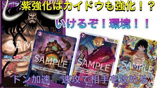 【OPC】紫カイドウVS青ドフラ　紫強化でカイドウも強化！環境いけるぞ！！