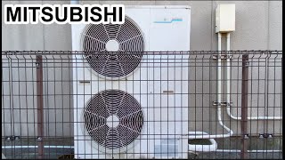 【MITSUBISHI】三菱製の古い業務用エアコン セゾン 室外機　old MITSUBISHI outdoor unit SAISON